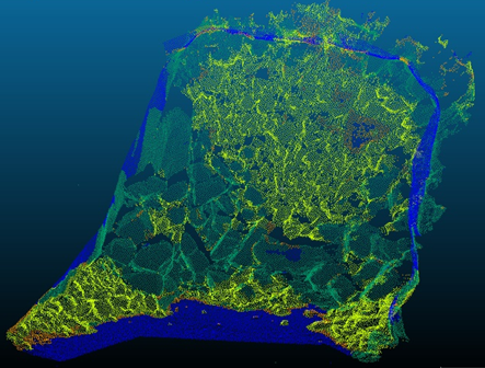 Lidar drawpoint fragmentation assessment using machine learning.